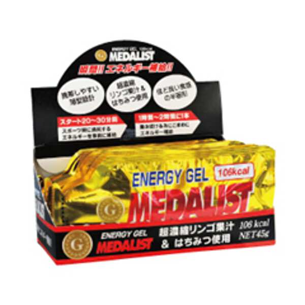 アリスト ARIST メダリスト エナジージェル リンゴ＆はちみつ #MEDJEL 45g×12袋入り 【健康食品 サプリメント 機能性成分】