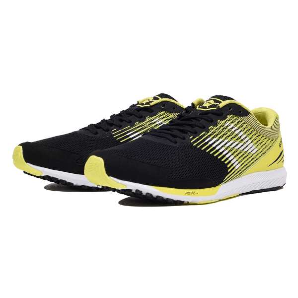 ニューバランス NEW BALANCE NB HANZO S M ランニングシューズ [サイズ：24.5cm(2E)] [カラー：イエロー×ブラック] #MHANZSL2 【送料込み(沖縄・離島を除く)】【スポーツ・アウトドア 陸上・トラック競技 中長距離走用シューズ】