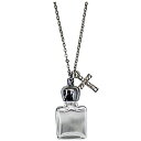 香水 HIROSE ATOMIZER 1cc アロマペンダント穴あきタイプ 14184 穴あきクロス (クリア/シルバー) 1ml 【フレグランス ギフト 新生...