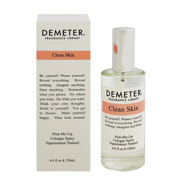 fB[^[  DEMETER N[XL EDCESP 120ml yy (E)zytOX Mtg v[g a jZbNXEjpzyNVbNx CLEAN SKIN COLOGNE SPRAYz