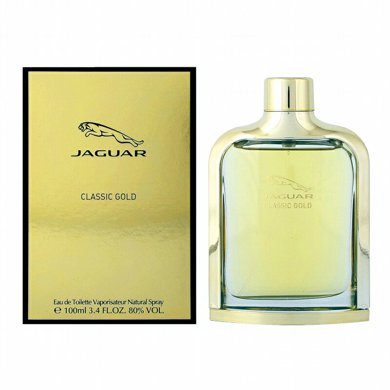 ジャガー 香水 JAGUAR ジャガー クラシック ゴールド EDT・SP 100ml 【あす楽】【フレグランス ギフト プレゼント 誕生日 メンズ・男性用】【ジャガ JAGUAR CLASSIC GOLD EAU DE TOILETTE SPRAY】