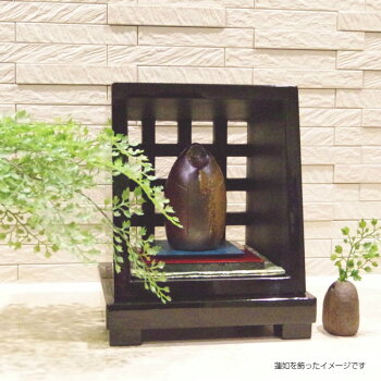 手元供養台手元供養骨壷の厨子型飾り台Bタイプミニ仏壇オープン仏壇花立て付祈りのステージ厨子