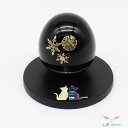 ミニ骨壷 骨壺 供養 仏具【玉慈駿河蒔絵雪の結晶とステージ丸セット】骨壷玉慈と高岡伝統工芸らでん骨壺台・骨壺と一緒に送料無料 ミニ骨壷 手元供養台 犬 猫 分骨...