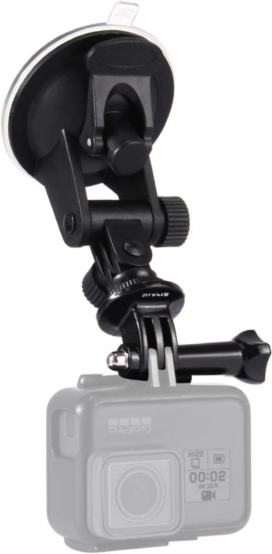 PULUZ gopro フロントガラス カメラ 吸盤マウント GoProカーマウント用 車体、窓、カヤックに取り付け可能