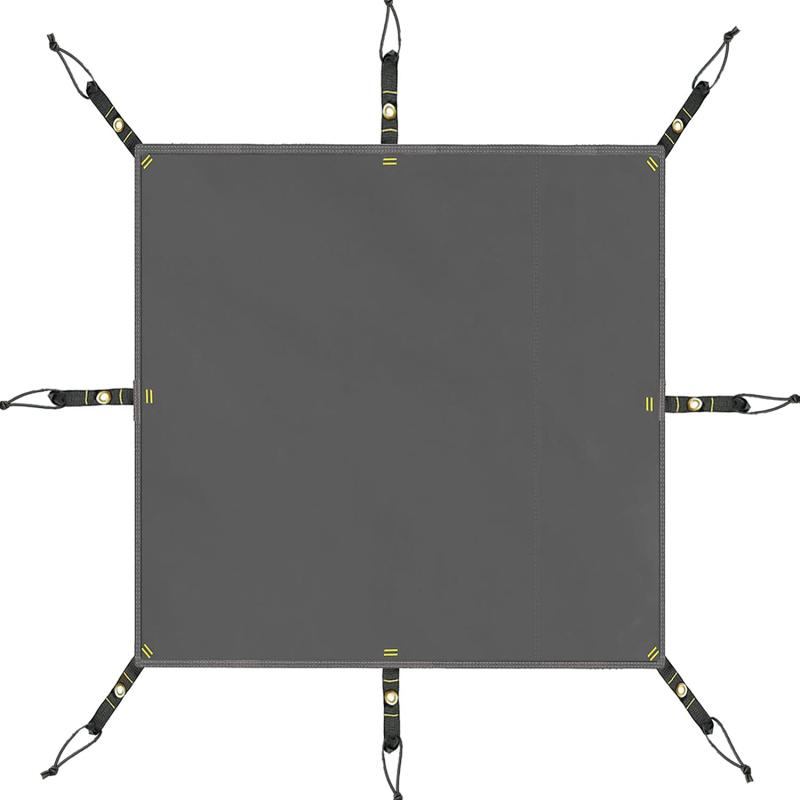 Lenzai テントシート 防水 グランドシート 耐水圧3000mm グレー 3サイズ 210 270 300 収納袋つき (270)