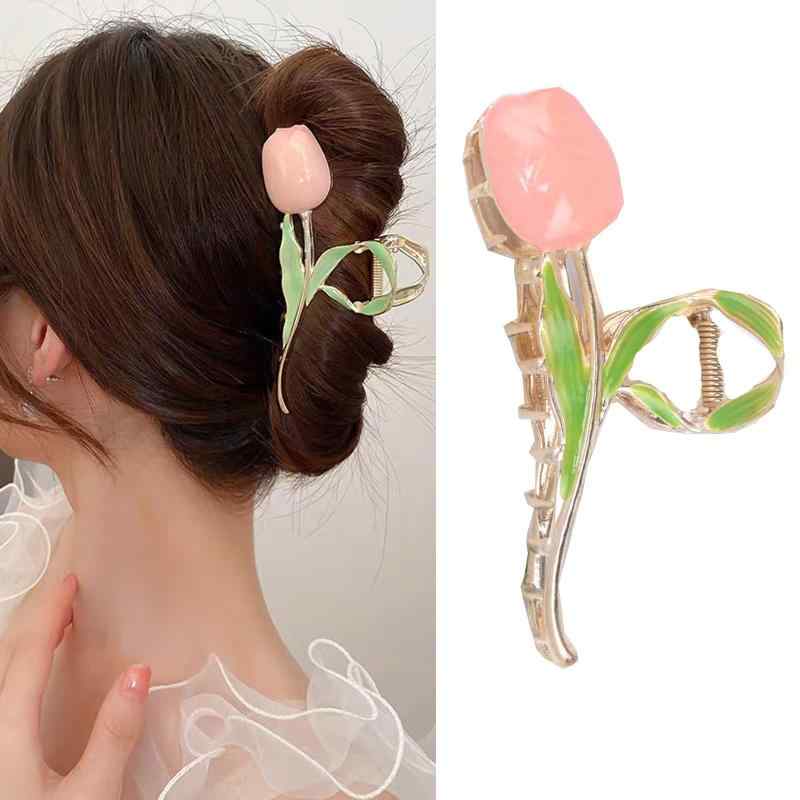 HAPVITAL バンスクリップ ヘアクリップ オフィス シンプル ヘアアクセサリー 髪飾り 人気 髪留め 韓国風 おしゃれ 贈り物 レディース用 クリップ 大きめ オフィス