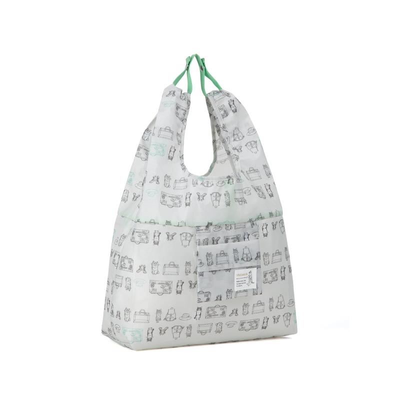 [エース トーキョー] エコバッグ HAyU×ace. 折り畳み ショルダーストラップ付 マルシェバッグ 17871 memorishop-10019971 メモリーショップ サンプル画像2