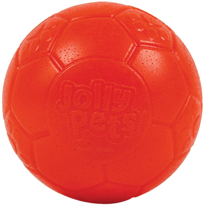 (ジョリーペッツ) Jolly Pets 犬用 ジョリー サッカーボール おもちゃ ドッグトイ ペット用 (6インチ(15.2cm)) (オレンジ)パンクしても形が変わらないJollyflex素材のボールです。あらゆるサイズのワンちゃん向け。水に浮くのでより楽しめます。