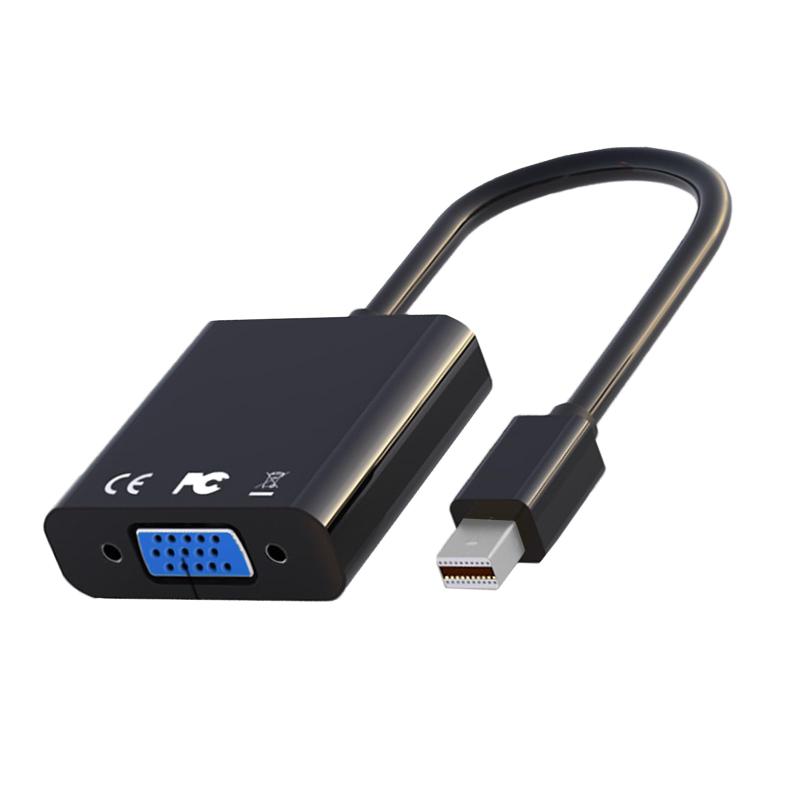 ALLVD Mini DisplayPort - VGA、Mini DP ディスプレイポート - VGA 15ピンメス 162MHz オス - メス アダプターPC をVG-Aコネクタを使用するHDTV、モニタ、プロジェクタ、LCDディスプレイに接続しま