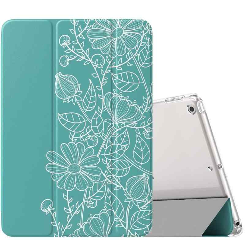メモリーショップのiPad 10.2 ケース 2021 MoKo iPad 9 ケース 第9世代/第8世代/第7世代 Apple iPad 10.2インチ 2021/2020/2019モデル カバー 半透明 軽量 薄型 スタンド仕様 オートスリープ機能 高級PUレザー 底｜アングル2