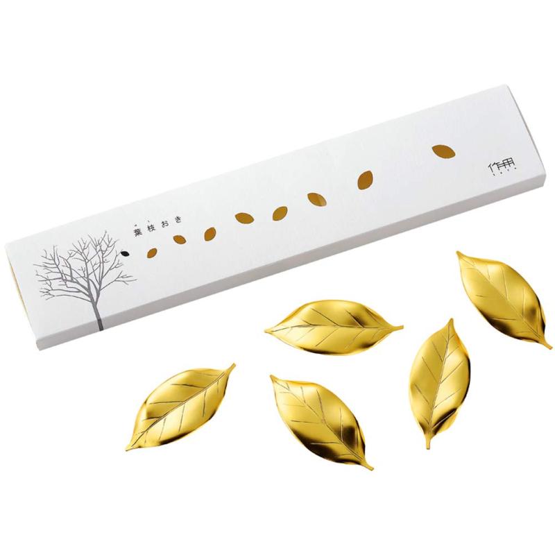 箸置き 葉枝おき 椿 ギフトセット 5pcs