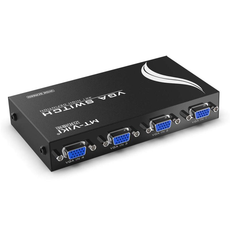 メモリーショップのVGA 切替器 VGA 切り替え器2ポート 大画面16:9ワイドスクリーン対応スイッチ、 MT-VIKI ビデオセレクタースイッチボックス｜アングル2