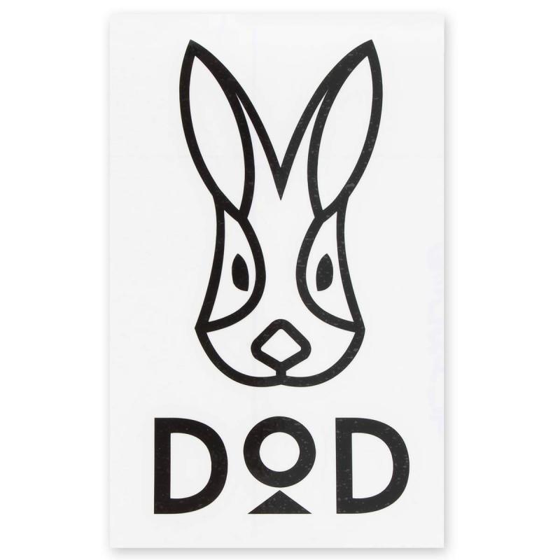 DOD(ディーオーディー) ロゴステッカー S M L 屋外耐候性タイプ カッティングステッカー