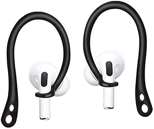 A-Focus AirPods Pro 用イヤーフック ウィングチップ 落ち防止フック スポーツ用 Pro専用、センサーに邪魔しなく 【付けたまま充電できません】hook ブラックAirPodsPro用イヤーフックです。感圧センサーに邪魔しなく、Proだけに適合します。落下防止イヤーフック：イヤホン落下を防止、軽減するためのイヤーフックです。このイヤーフックがあれば、ランニングなどのスポーツ時にもイヤホンを安心して使えます。優れた品質のTPU素材で作られ、約3gの重さで、耳に負担無し、快適です。取付方法： 耳穴の向きによって装着角度を調整する必要がございます。イヤーフックが耳に密着するように、イヤホン角度とイヤーフック角度を調整してご利用下さい。【お知らせ】1、付けたまま充電ケースに入って充電できません。2、1ペアのイヤーフックのみ，イヤホンとケースは本製品に含まれていません。ご使用中に何か質問がございましたら、いつでもお気軽に当社までご連絡ください。