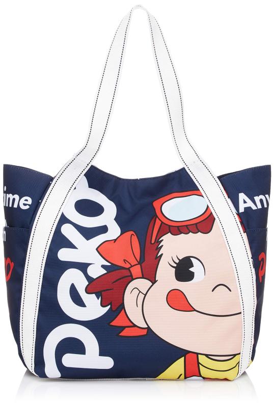 [ペコちゃん] トートバッグ バルーントート 不二家 ペコちゃん A3サイズ