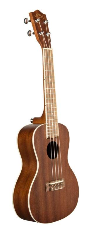 Lanikai (ラニカイ) MA-C コンサート ウクレレ マホガニーコストパフォーマンスに優れたウクレレのコンサート・タイプシンプルでウッディ―なデザインウクレレにおいて最もポピュラーなマホガニー材を採用ストラップボタン取り付け済みの為後付け不要5mm厚のパッドを備えた純正キャリーバッグ付き