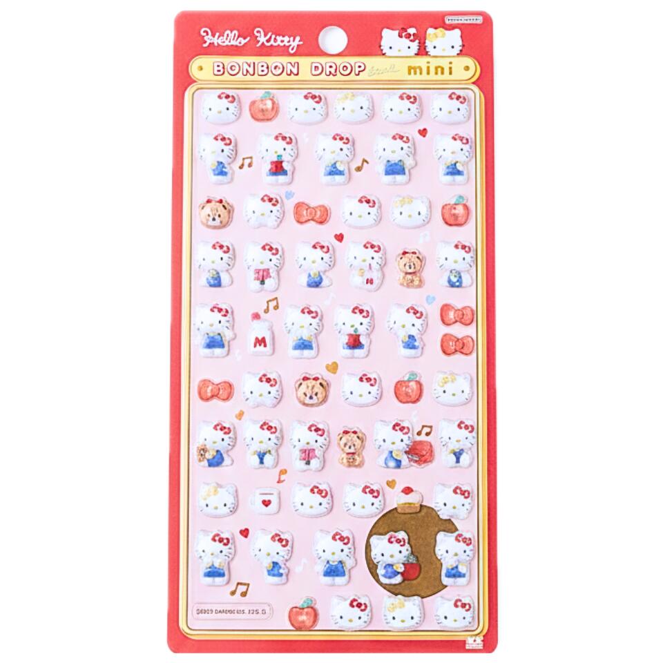楽天市場】ボンボンドロップシール ミニ ハローキティ レッドの通販