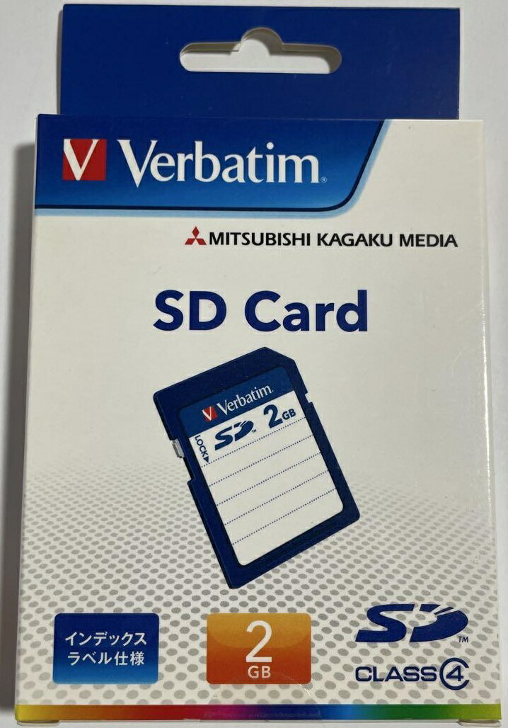 Rakuten - 2GB SDカード Verbatim 2GB SDメモリーカード フラッシュメモリ貴重な2G SDST2GVB1 三菱化学メディア株式会社
