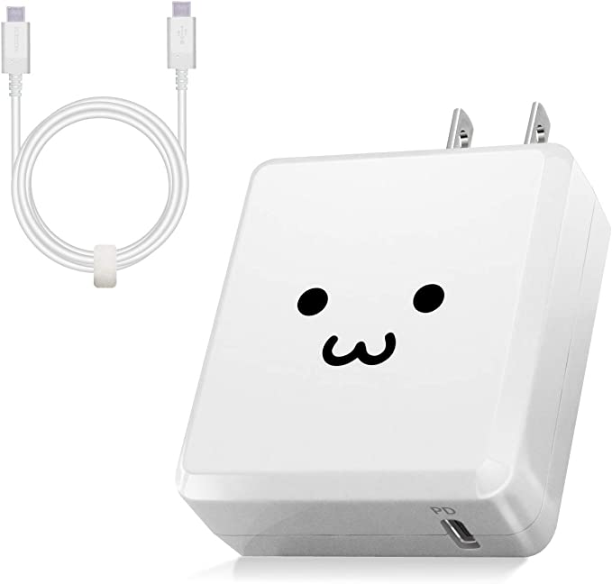 Type-C充電器 エレコム iPhone/Android/タブレット用AC充電器(Type-Cケーブル同梱)18W USB PD対応 1.5m MPA-ACCP07WF ホワイトフェイス