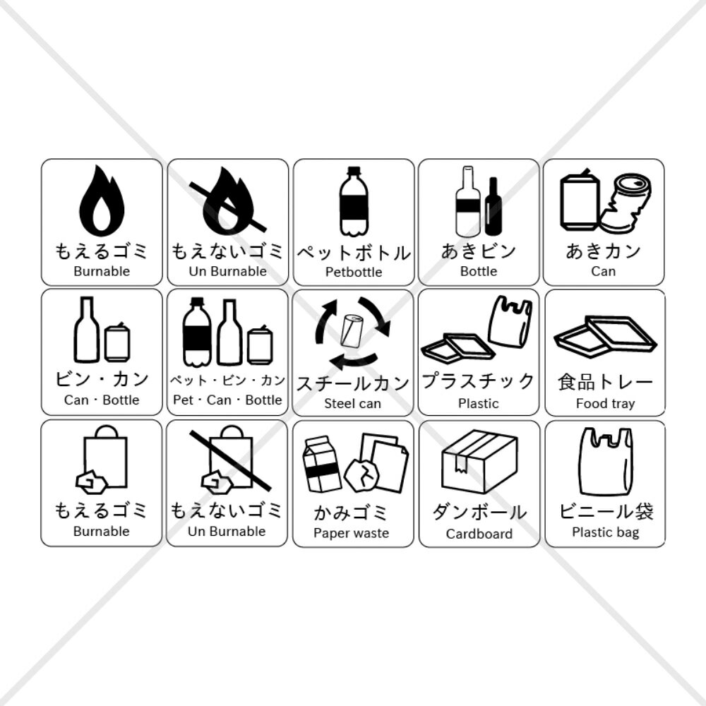 楽天市場】ゴミ 分別シールの通販 チェリー様確認用ページ＊ゴミ分別  