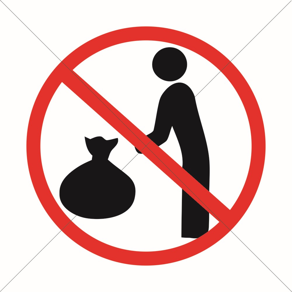 ポイ捨て禁止・環境・マナー違反【ゴミは指定のゴミ捨て場へ】ゴミ置き去り禁止・ステッカーシール・ゴ..