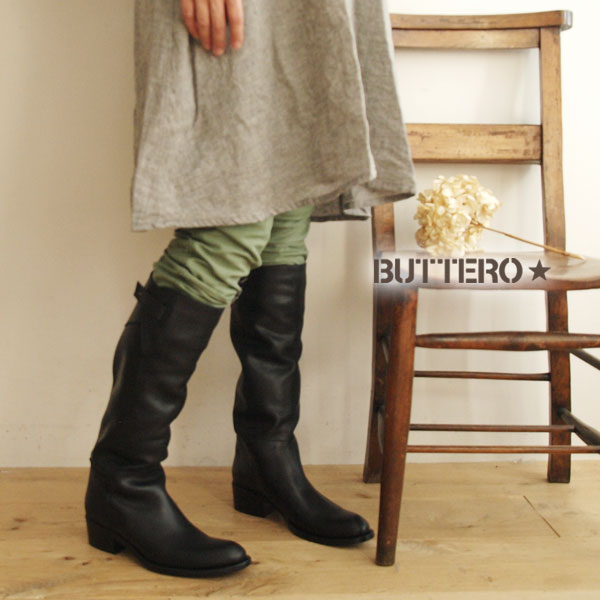 【楽天市場】【BUTTERO】【ブッテロ】SIENA / サイドホックロングブーツ(buttero_b1931)【select】【YDKG-m