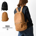 ＊【10 OFFクーポン対象商品】予約【REN レン】 レザー リュック / ミニ デイ リュック (RAG)ハリー (1-30-35001)レディース バッグ デイパック 通勤 通学 タウン ナチュラル シンプル おしゃれ カジュアル きれいめ 上品 本革 バックパック ギフト 卒業式 母の日