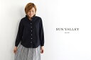 ＊【11%OFFクーポン対象商品】【SUN VALLEY サンバレー】製品染め オックス レギュラー シャツ(skt001006)レディース 定番 服 カジュアル きれいめ 上品 おしゃれ ナチュラル シンプル 30代 40代 50代 ブラウス ベーシック ナチュランド 2