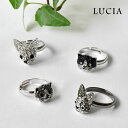 *【10%OFFクーポン対象商品】【LUCIA ルチア】アニマル リング (7848) アクセサリー 指輪 レディース おしゃれ チワワ ボストンテリア 動物 ねこ 猫 いぬ 犬 くま ベア アニマル おしゃれ カジュアル 30代 40代 50代 60代 ギフト プレゼント 誕生日 卒業式 母の日