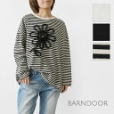 【SALE 30%OFF】【BARNDOOR バーンドア】天竺 チュールフリル花 ロングスリーブ カットソー / ロンT (1191159H)レディース 春 夏...