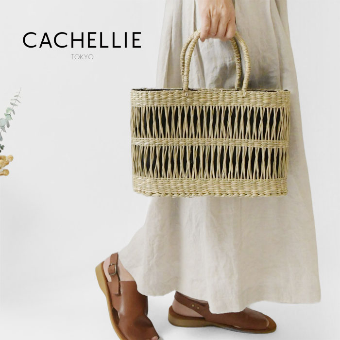 10%OFFݥоݾʡۡCACHELLIE ꥨSEAGRASS PATTERN TOTE M / 饹 ѥ...