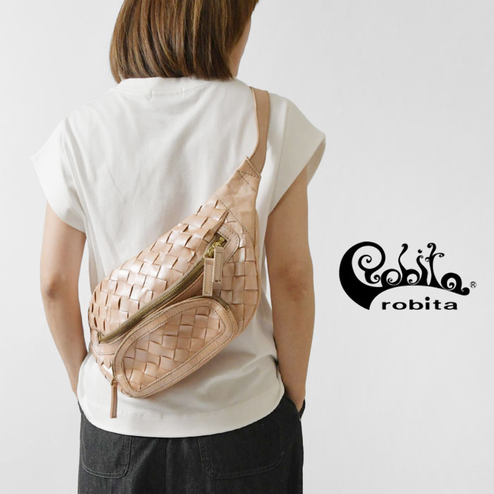 【robita ロビタ ロビータ】 ななめメッシュ ボディバッグ (STA-256)