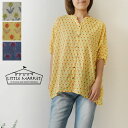 *【10%OFFクーポン対象商品】【LITTLE MARKET リトルマーケット】インド綿 プリヤファーム ドルマン ブラウス (s4707-600-05)レデ...