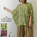 *【10%OFFクーポン対象商品】【LITTLE MARKET リトルマーケット】コットン インド綿 クミハナライド ドルマン ブラウス (s4714-600-...