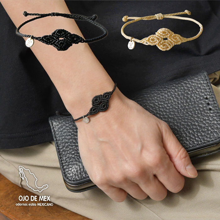 【OJO DE MEX オホ デ メックス】Macrame DMT Bracelet / マクラメ ブレスレット (ODM-MCDMT)