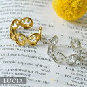 *【10%OFFクーポン対象商品】【LUCIA ルチア】ニコちゃん リング (8306)レディース アクセサリー 指輪 スマイル フォークリング おしゃれ カジュアル かわいい 大人可愛い プレゼント ギフト 卒業式