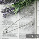 *【楽天ポイント10倍】【LUCIA ルチア】シェル 花 ネックレス (2077)レディース アクセサリー フラワー ロング ホワイト シルバー カニカン オケージョン ギフト プレゼント 誕生日 記念日 ナチュラル おしゃれ コーディネート きれいめ 人気 30代 40代 50代