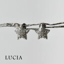 *【楽天ポイント10倍】【LUCIA ルチア】ラインストーン 星 ピアス (2078)レディース アクセサリー キャッチ イヤリング スター シルバー シンプル おしゃれ カジュアル かわいい 大人可愛い プレゼント ギフト 30代 40代 50代 人気 きれいめ 母の日
