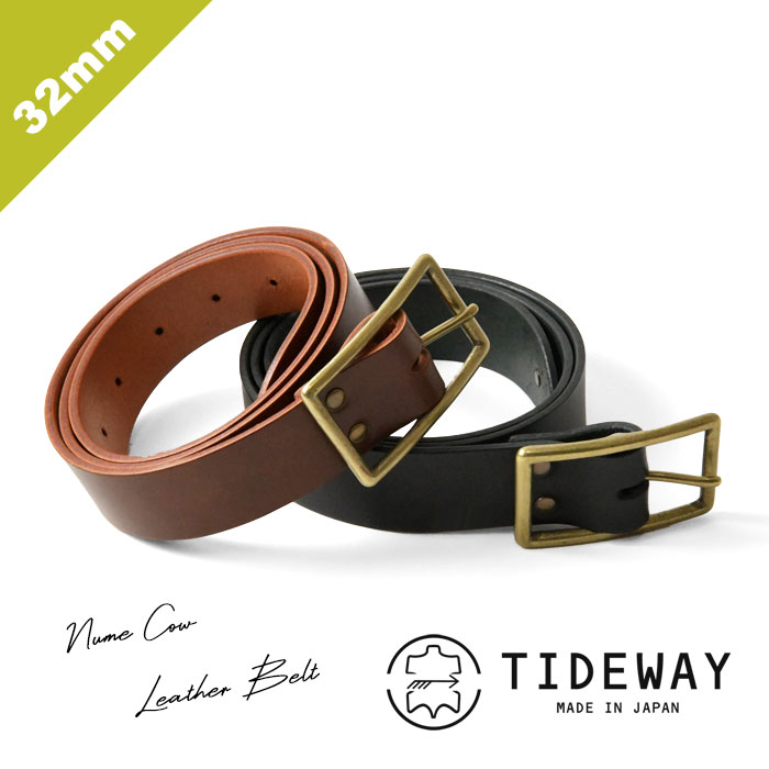 �ݥ����10�ܡ�TIDEWAY �����ɥ�������NUME BELT 32mm / �̥�� ɱϩ�쥶�� �٥�� (T1992)��ǥ����� ��� ��˥��å��� ����...