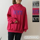 【SALE 40%OFF】【BARNDOOR バーンドア】ダンボールニット ボトルネック 子猫 プリント ビッグ シルエット トレーナー / スウェット (11...