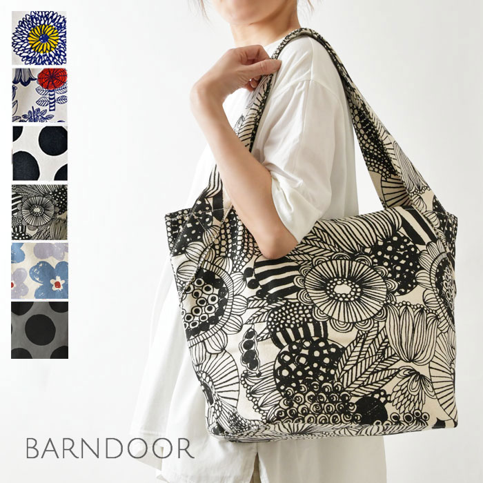 ＊【10%OFFクーポン対象商品】【BARNDOOR バーンドア】帆布 マザーズ キャンバス トートバッグ (1136168b)(1164060M)レディース 春 夏 秋 冬 ショルダーバッグ 北欧 ナチュラル シンプル おしゃれ カジュアル ナチュラン ピクニック 一泊旅行 綿 コットン お稽古