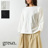 【green. グリーンドット】袖刺繍 バルーン プルオーバーカットソー (g22s1068)