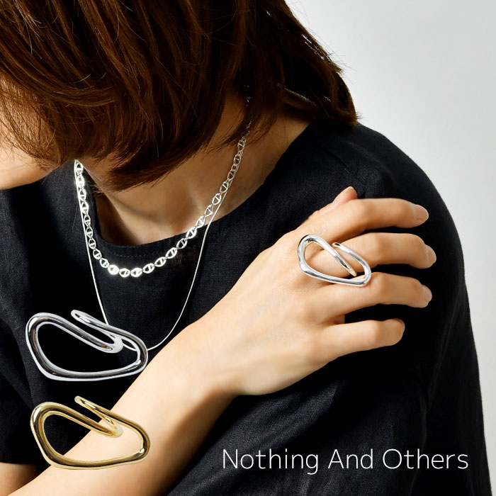 ＊【10%OFFクーポン対象商品】【Nothing and Others / ナッシングアンドアザーズ】Nuance line triangle Ring / ニュアンスライン トライアングル リング (C42210044)レディース アクセサリー 指輪 シルバー ゴールド おしゃれ かっこいい 大人 30代 40代 50代