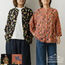 *【楽天ポイント10倍】【LITTLE MARKET リトルマーケット】コットン キューバ ライフ 前開き ブラウス (s4719-600-03)インド綿 レディース 春 夏 シャツ ゆったり 綿 羽織 ナチュラル 服 新作 おしゃれ コーディネート ナチュランド 人気 30代 40代 50代 60代