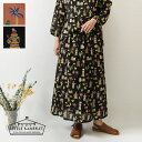 *【楽天ポイント10倍】【LITTLE MARKET リトルマーケット】コットン キューバ ライフ スカート (s4719-620-01)インド綿 レディース 春 夏 ゆったり 綿 フレア Aライン ナチュラル 服 新作 おしゃれ コーディネート ナチュランド 人気 30代 40代 50代 60代