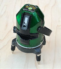 グリーンレーザー水平器　5ライン