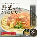 送料無料 【レンジですぐ食べられる讃岐うどん そのまんまさぬきうどん 野菜かきあげうどん8食セット】讃岐うどん 冷凍讃岐うどん 冷凍うどん お手軽 ギフト レンジ すぐ食べられる 簡単 無添加 贈り物 こんぴら茶屋 冷凍 高級 さぬきうどん