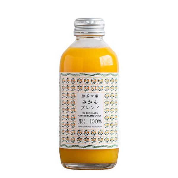 樂天商城 - 無茶々園 みかんジュース ブレンド 180ml 愛媛県産 ストレート果汁100% 温州みかん 伊予柑 ポンカン 濃縮還元不使用 甘味料不使用