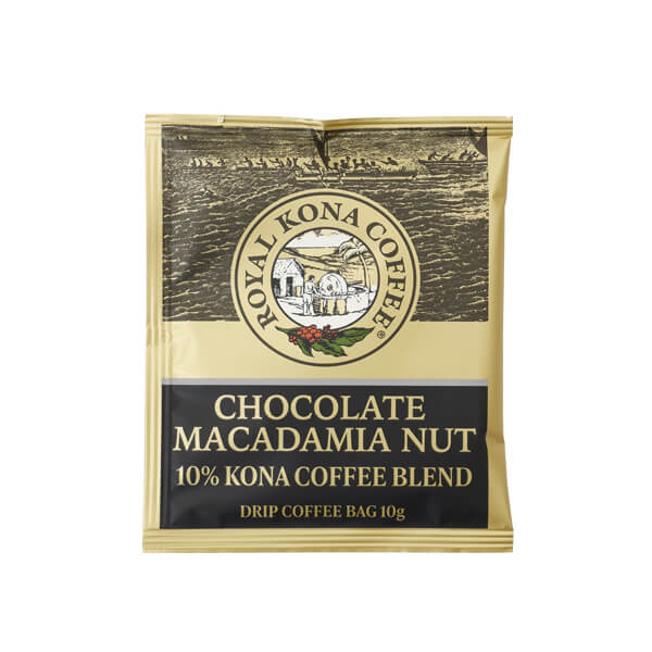 【BF限定！100円クーポン！学割2倍！】ロイヤルコナ チョコレートマカダミアナッツ 10％コナ ワンドリップ 10g ハワイコナコーヒー 香り豊かなフレーバー