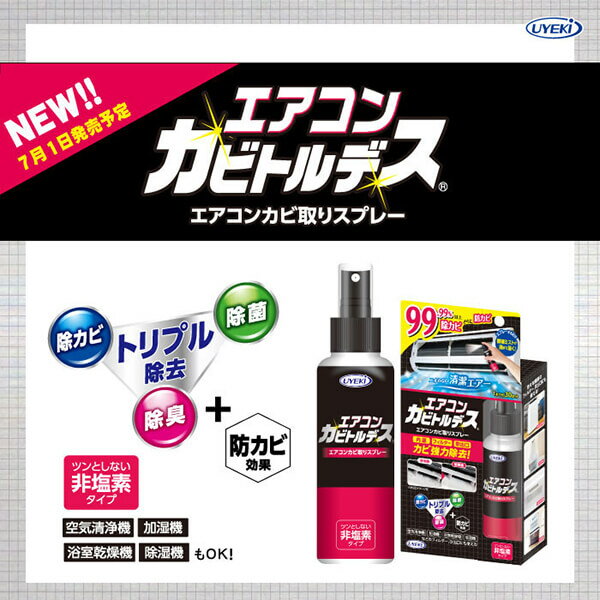 【マラソン限定！100円クーポン！学割2倍！】エアコン クリーナー スプレー エアコンカビトルデス 100mL